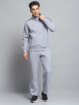 Monte Carlo - Men Grey Solid Tracksuit