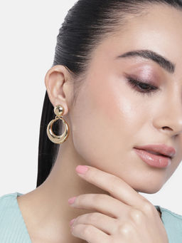 Estele - Gold Plated Splendid Earrings for Women