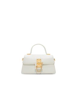Aldo - Calluna White Womens Top Handle Sling Bag with Detachable Strap