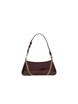Aldo - Jobelle Maroon Womens Shoulder Bag with Detachable Strap and Handle