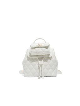 Aldo - Ocaeli White Womens Backpack with Detachable Pouch (Set of 2)