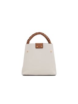Aldo - Rebekia White Womens Bucket Bag with Detachable Strap