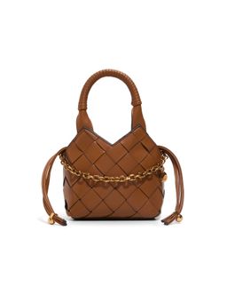 Aldo - Royffe Brown Womens Bucket Bag with Detachable Strap and Handle