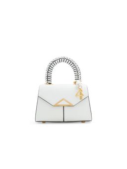 Aldo - Sadiehb White Womens Top Handle Sling Bag with Detachable Strap