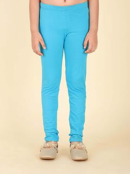 Fabindia - Turquoise Cotton Skinny Pant