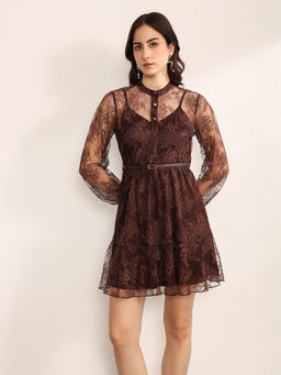 Kazo - Viva Mini Dress With Belt