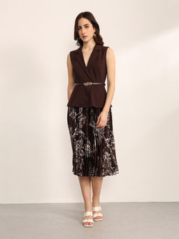 Kazo - Industry Midi Dress With Belt