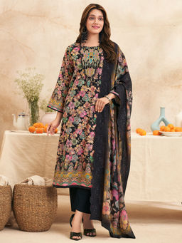 Stylee LIFESTYLE - Multi Lawn Cotton Embroidered Unstitched Kurta with Pant & Dupatta