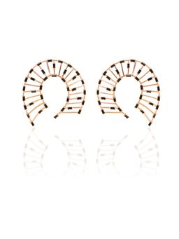 ESME - Phoenix Black Stones Studs