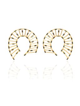 ESME - Phoenix Green Stones Studs