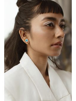 ESME - Cananry Yellow Stones Drops Earrings