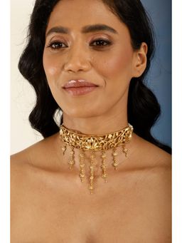 Melrosia - Rania Statement Choker - Gold
