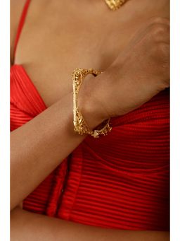 Melrosia - Gul Square Bangle - Gold