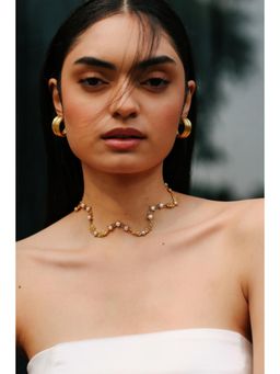 Melrosia - Light Of The Day Choker - White