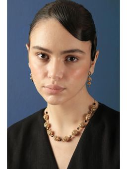 Melrosia - Baroque Ball Necklace - Black