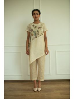 OJA - Aurum Ivory Embroidered Co-Ord (Set of 2)