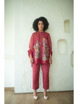 OJA - Aurum Flamingo Tunic and Pant Co-Ord (Set of 2)