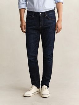 GANT - Men Navy Blue Slim Fit Jeans