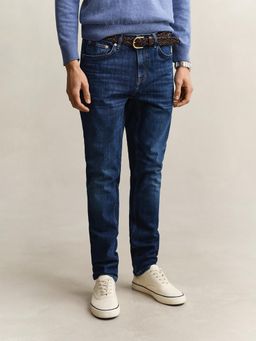 GANT - Men Navy Blue Slim Fit Jeans