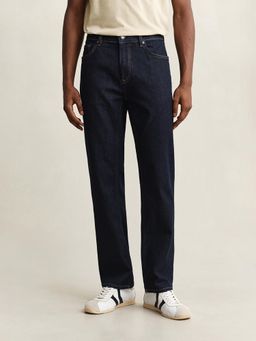 GANT - Men Navy Blue Regular Fit Jeans