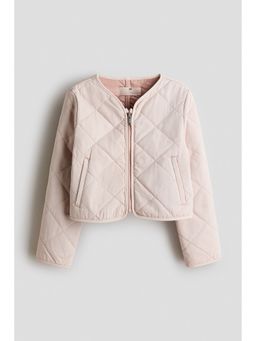 H&M - Girls Pink Quilted cotton jacket