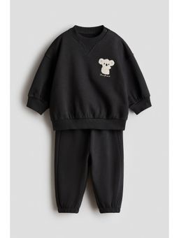 H&M - Boys Grey 2-piece sweatshirt set