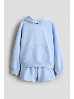 H&M - Girls Blue 2-piece sweatshirt set