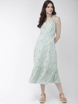 Twenty Dresses by Nykaa Fashion - Blooming In Blue Midi Dress