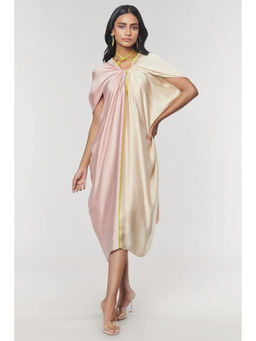 Wendell Rodricks - Pink Ring Dress with Inner (Set of 2)