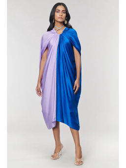Wendell Rodricks - Blue Ring Dress with Inner (Set of 2)