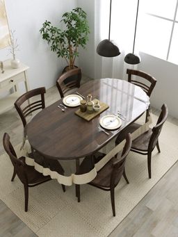 The Home Story - 6 Seater Oval Dining Table Cover 60 x 90 In