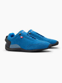 Ludic Life - Ds Moto Suede Blue Round Toe Sneakers