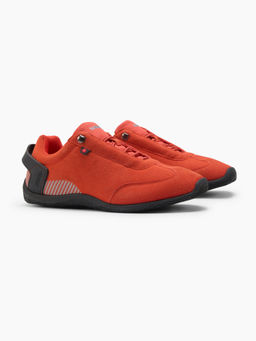 Ludic Life - Ds Moto Suede Orange Round Toe Sneakers