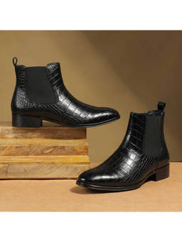 Metro - Men'S Black Chelsea Boots