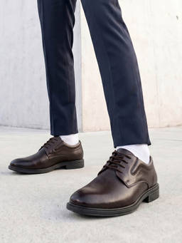 Metro - Brown Effortless Mens Lace-Ups Derbies