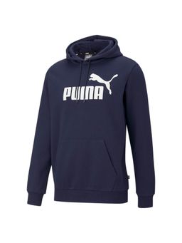 Puma - Ess Big Logo Fl Men's Blue Hoodie