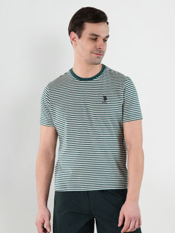 U.S. POLO ASSN. - Yarn Dyed Stripe Cotton Le002 Lounge T-shirt