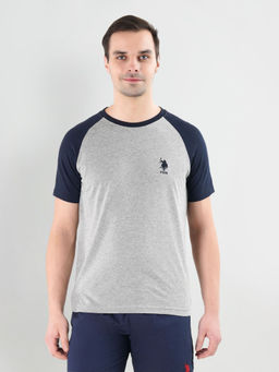 U.S. POLO ASSN. - Raglan Sleeve Colour Block Le003 Lounge T-shirt