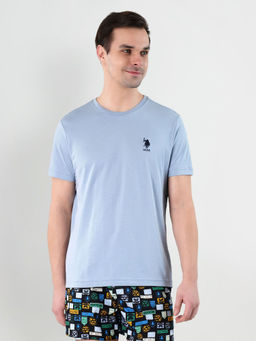 U.S. POLO ASSN. - Crew Neck Embroidered Logo I633 Lounge T-shirt
