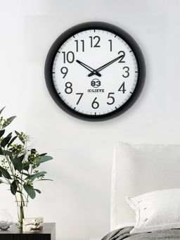 At Home by Nilkamal - 83 World Cup Wall Clock -Black