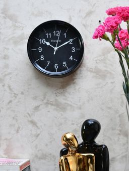 At Home by Nilkamal - Classique Magic Wall Clock -Black