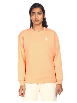 U.S. POLO ASSN. - Orange Crew Neck Sweatshirt