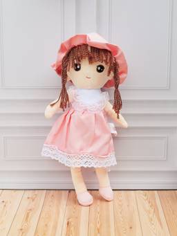 DukieKooky - Super Cute & Adorable Pink Doll Soft Toy