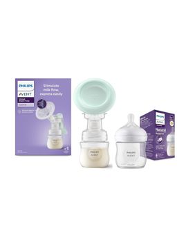 Philips Avent - Comfort Manual Feeding Bottle with Breast Pump