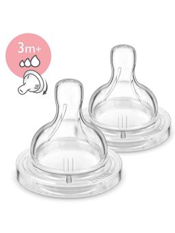 Philips Avent - Classic Teat One Slot Variable Flow Bottle Teats (Pack of 2)