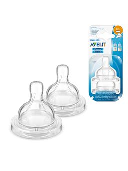Philips Avent - Classic Anti-Colic Baby Bottle Teats (Pack of 2)