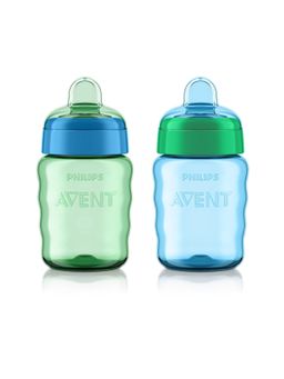 Philips Avent - Multi-Colour My Easy Sippy Cup, 9 Ounce Sipper (Pack of 2)