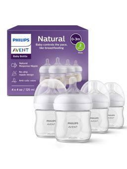 Philips Avent - Natural Baby Feeding Bottle (Pack of 4)