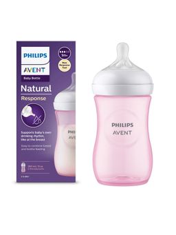 Philips Avent - Natural Response 3.0 Plastic Baby Feeding Bottle