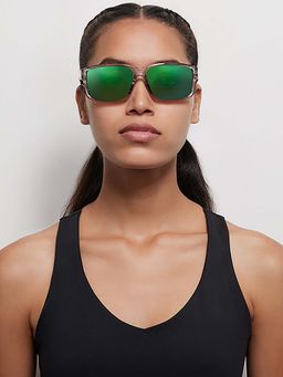 Lenskart Boost - Green Full Rim Polarized & UV Protected Unisex Sunglasses (LKB S15359_3)
